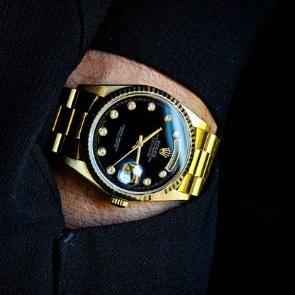 Rolex Day-Date 18238 Onyx Pinball