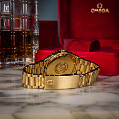 Omega Seamaster Quartz Full Gold