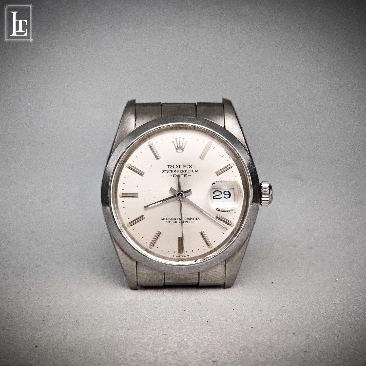 Rolex Date ref.15000 white