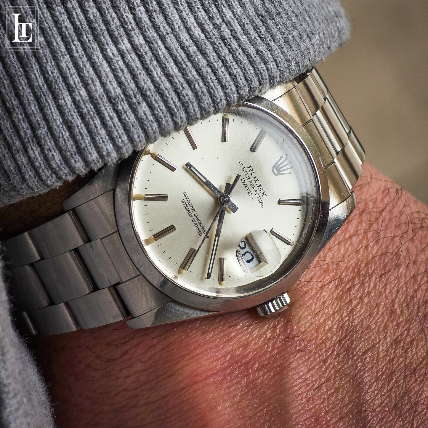 Rolex Date ref.15000 bianco