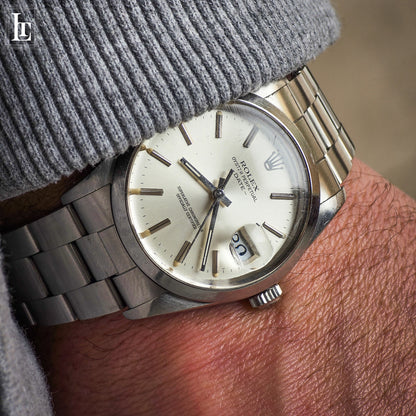 Rolex Date ref.15000 white