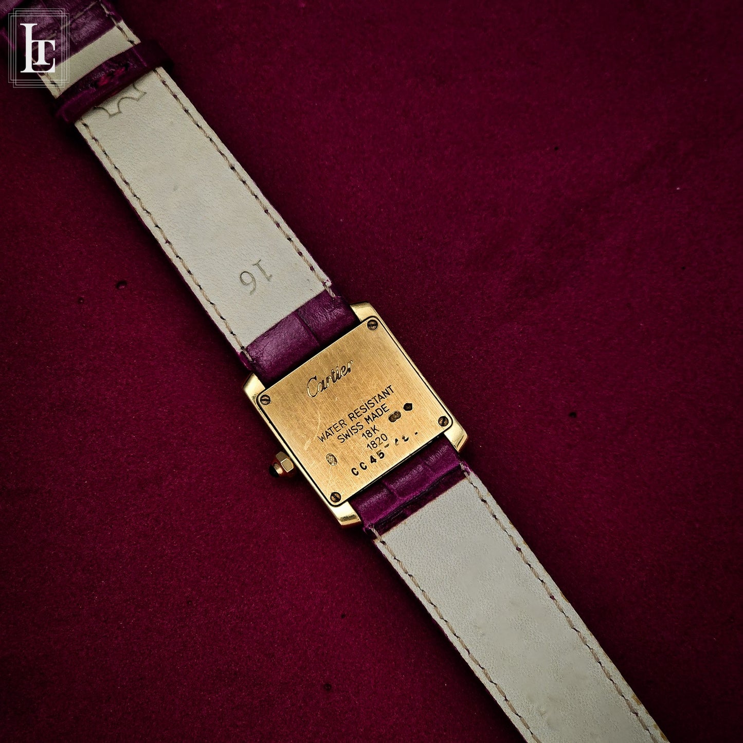 Cartier Tank Francaise gold 1820