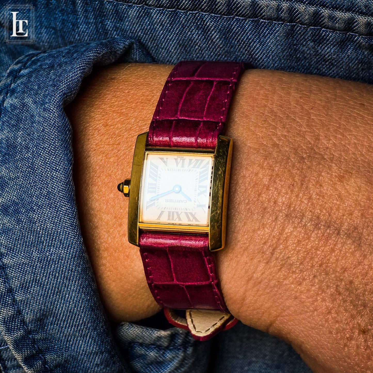 Cartier Tank Francaise gold 1820