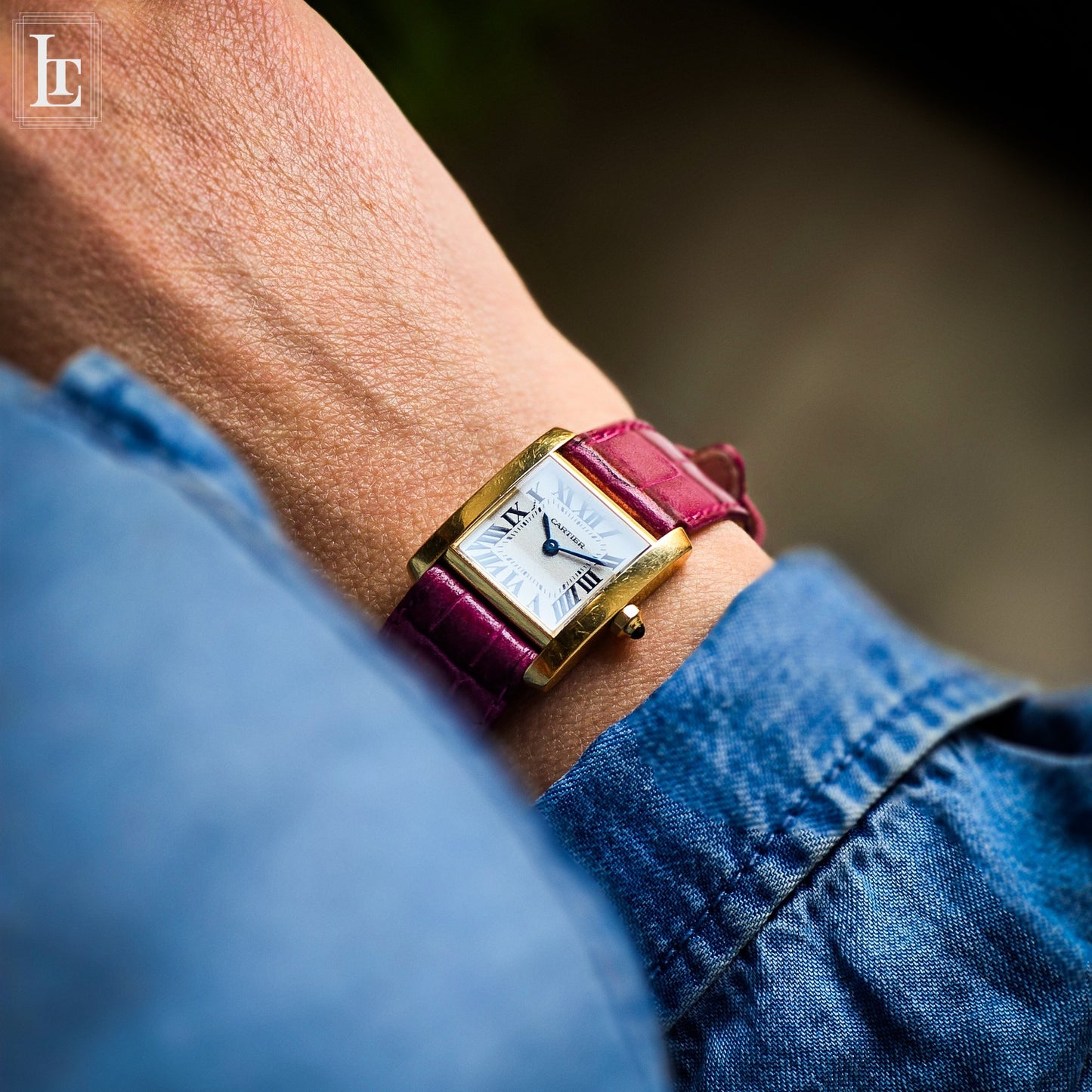 Cartier Tank Francaise gold 1820