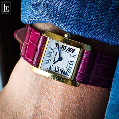 Cartier Tank Francaise gold 1820