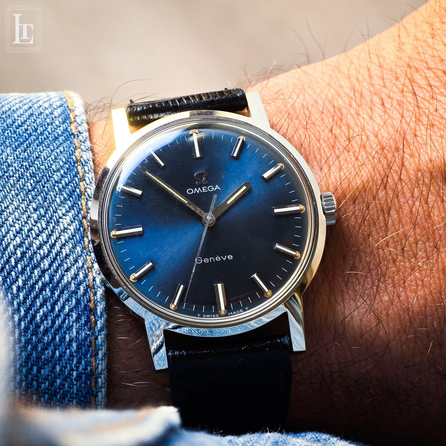 Omega Genève blu 135.070