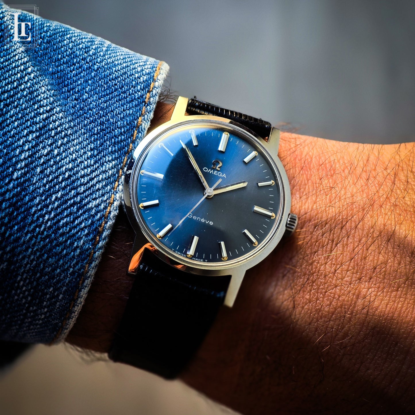 Omega Genève blu 135.070