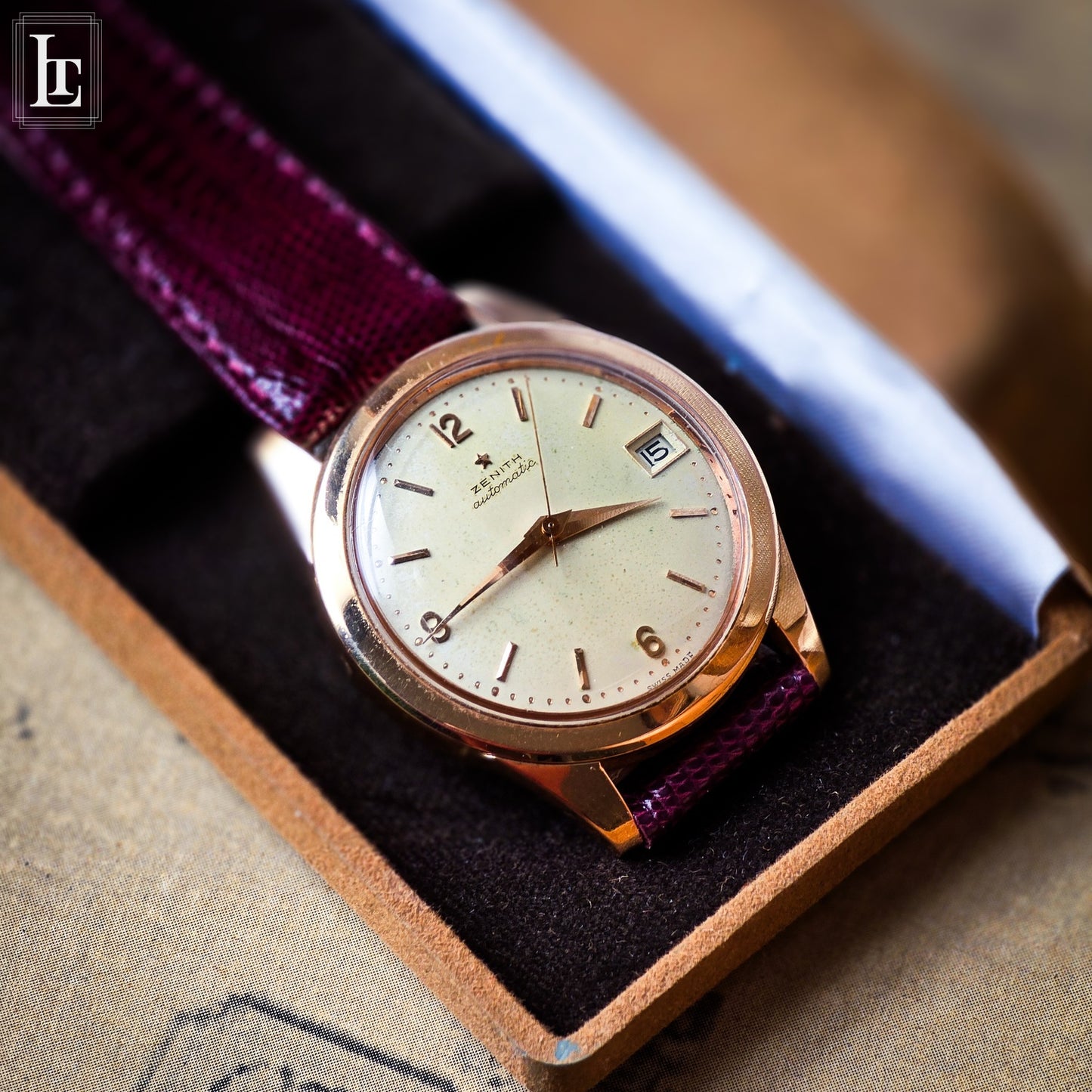 Zenith bumper oro rosa 38 mm