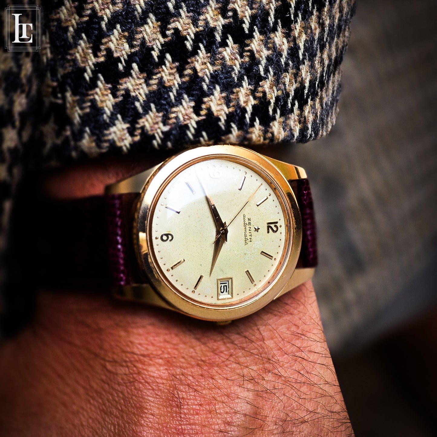 Zenith bumper oro rosa 38 mm