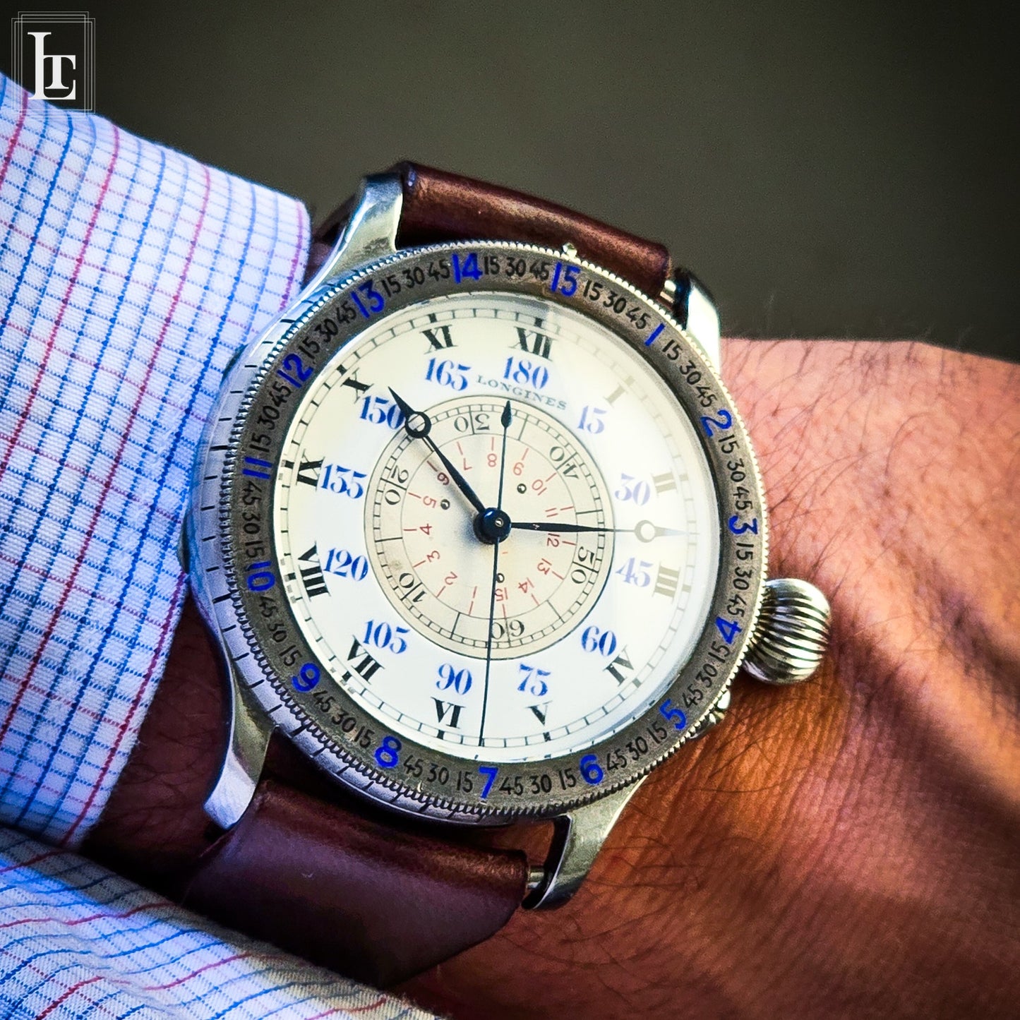 Longines Lindbergh Hour Angle 47 mm