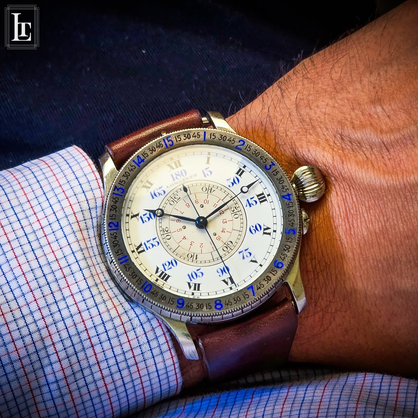 Longines Lindbergh Hour Angle 47 mm