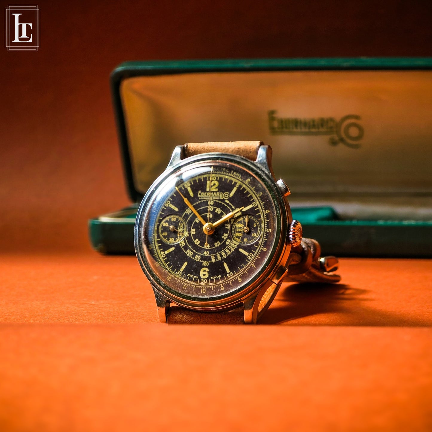 Eberhard Pre Extrafort lunetta a gradini marrone