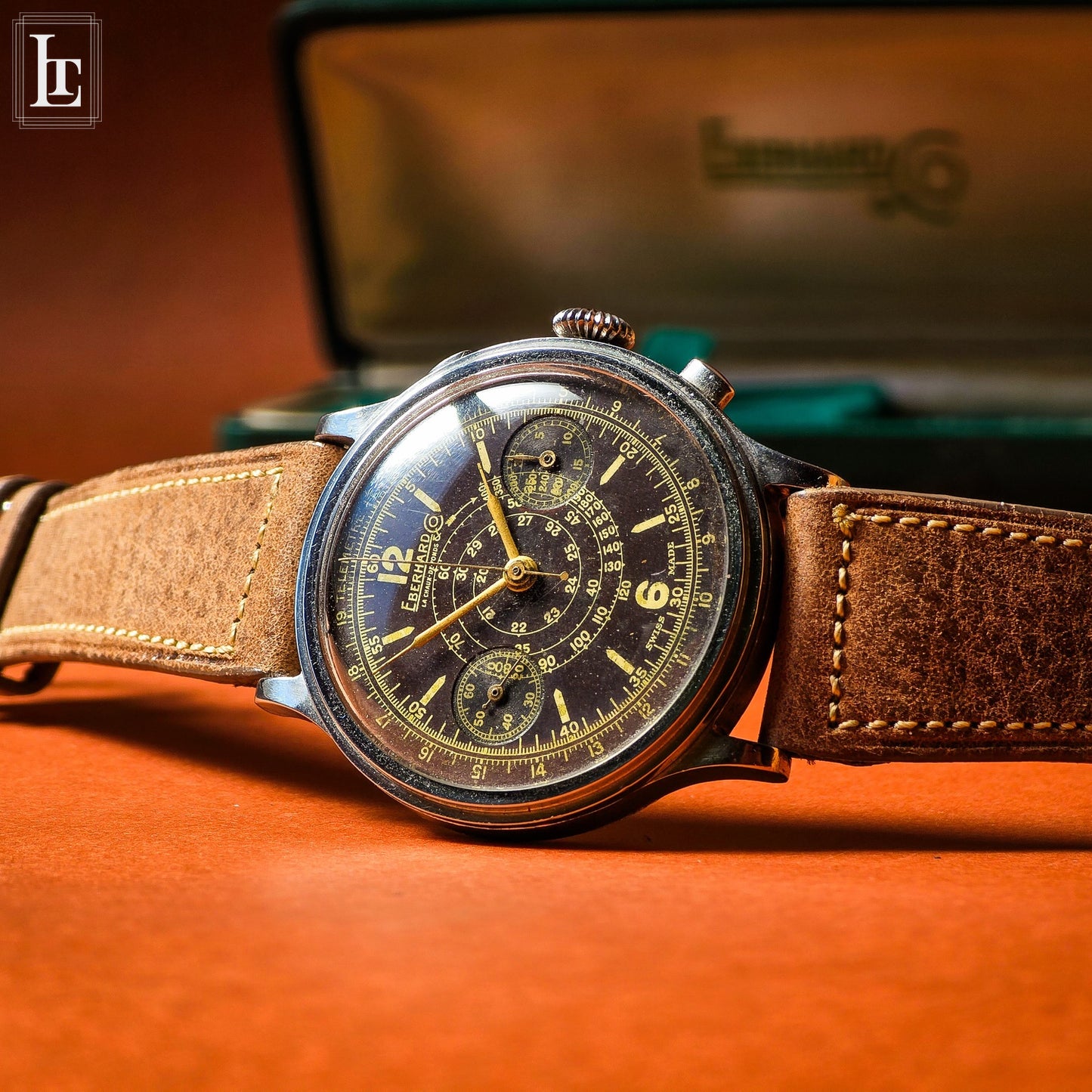 Eberhard Pre Extrafort lunetta a gradini marrone