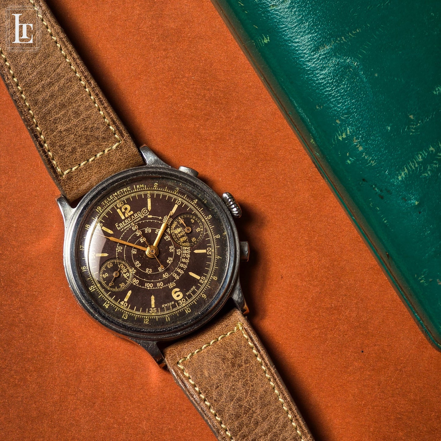 Eberhard Pre Extrafort lunetta a gradini marrone