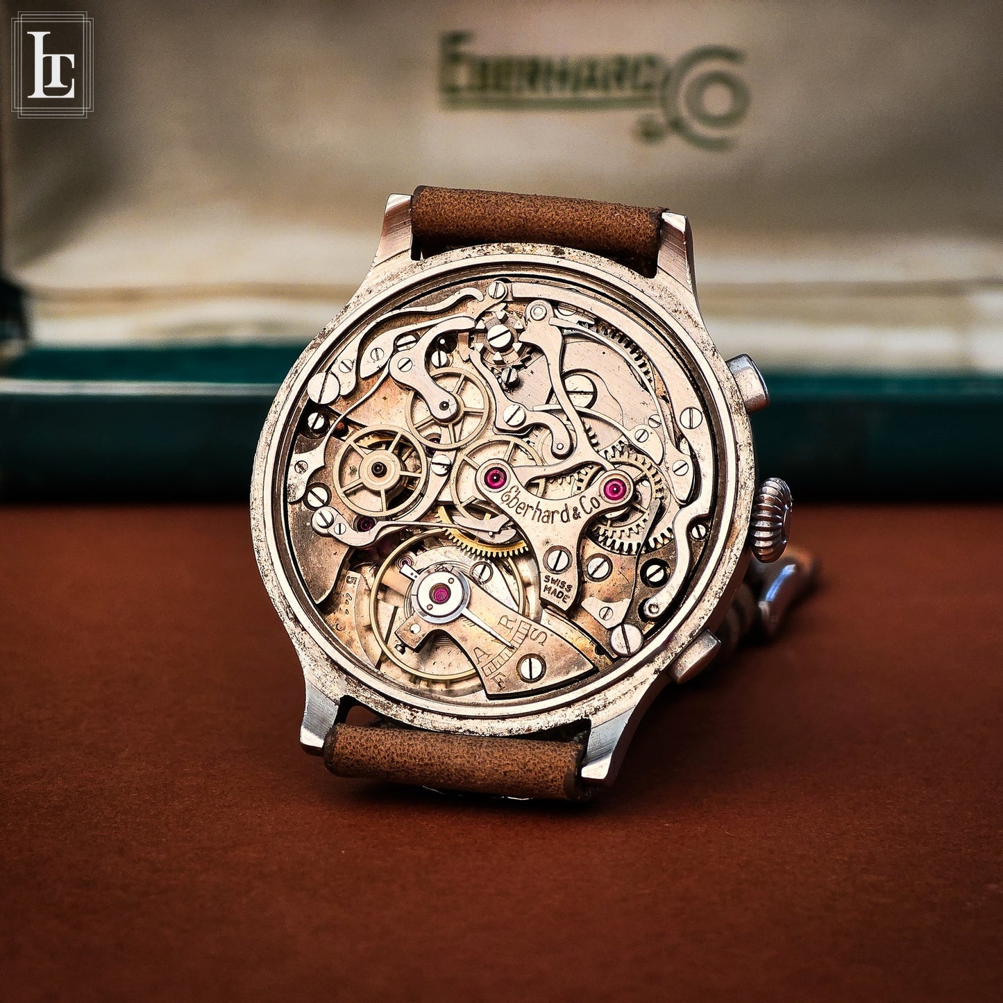 Eberhard Pre Extrafort lunetta a gradini marrone