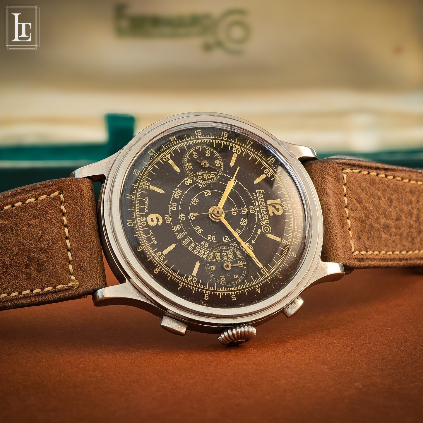Eberhard Pre Extrafort lunetta a gradini marrone