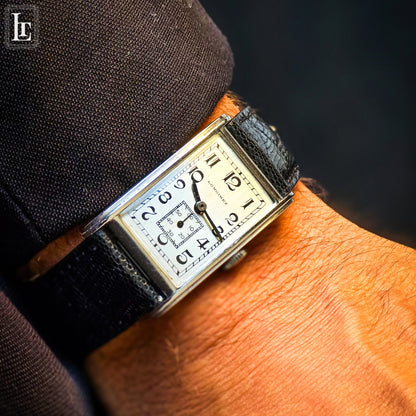 Longines rettangolare acciaio vintage