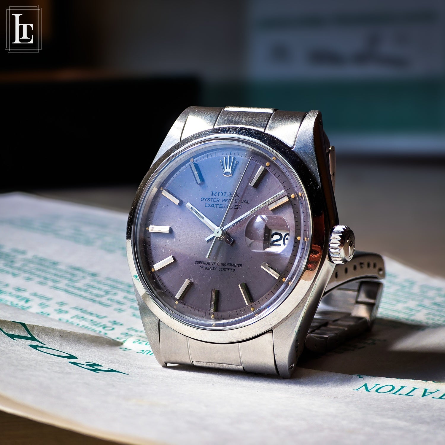 Rolex Datejust ref.1600 grey b p Luxo Time Firenze