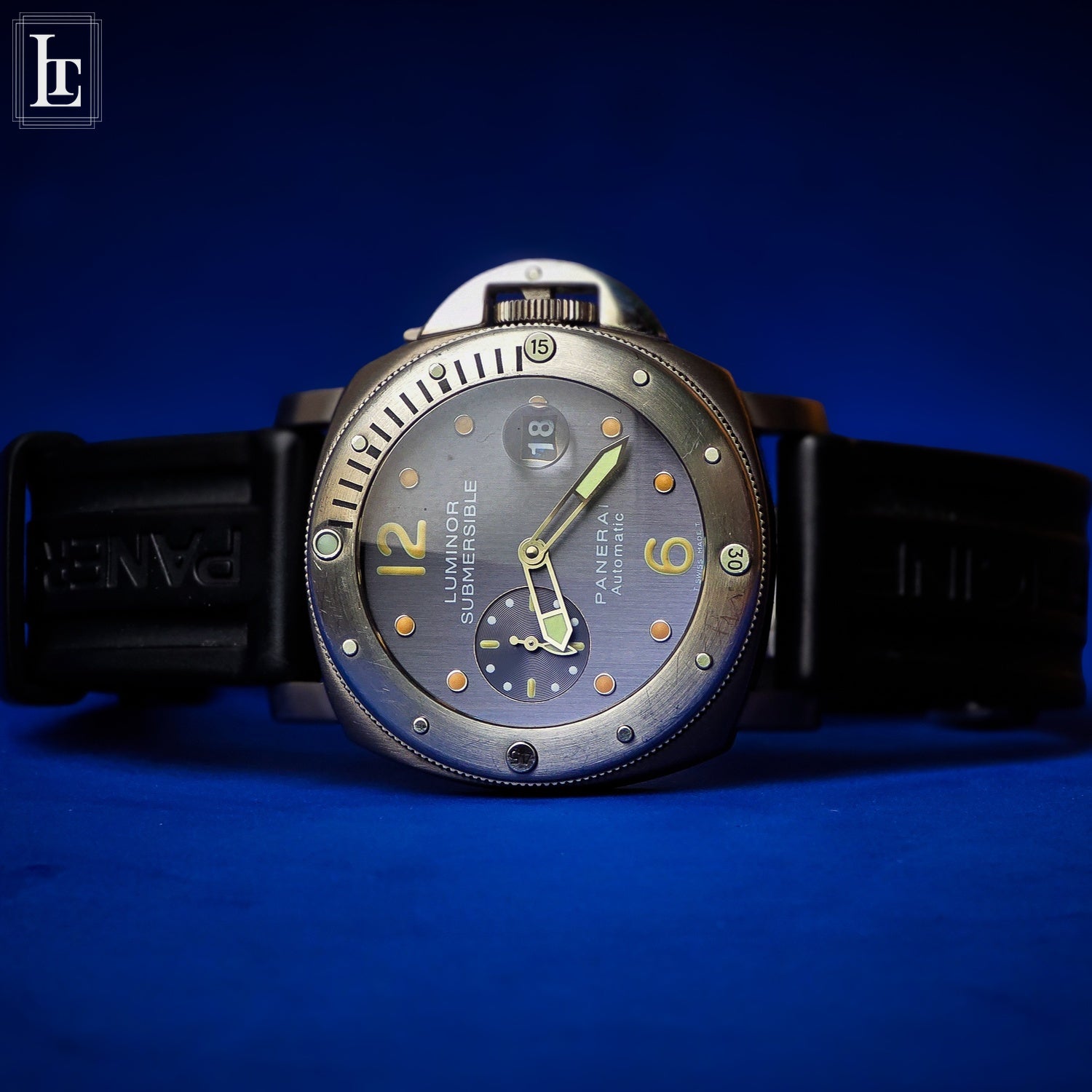 Brushed Stainless Steel Pin Buckle for Officine Panerai