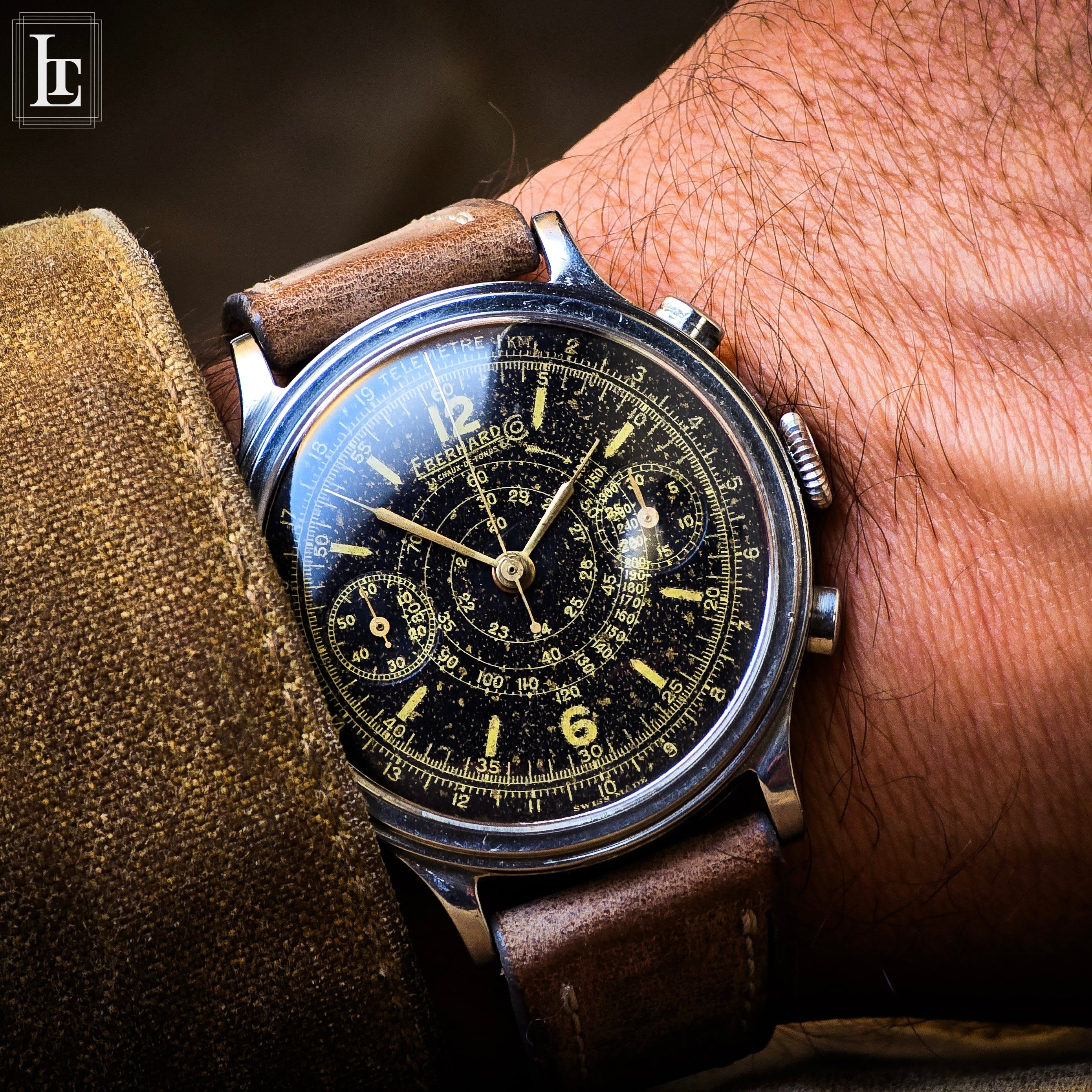 最低価格の Eberhard Pre Extrafort step bezel – Luxo Time Firenze コスプレ衣装