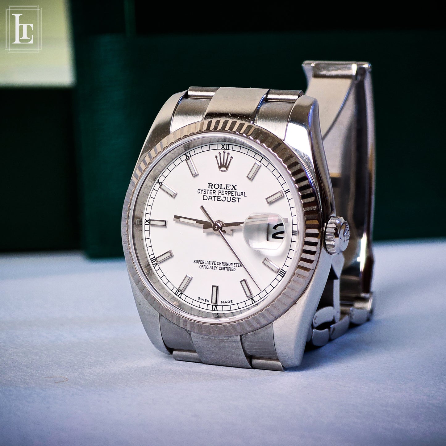 Rolex Datejust 116234 b&p bianco