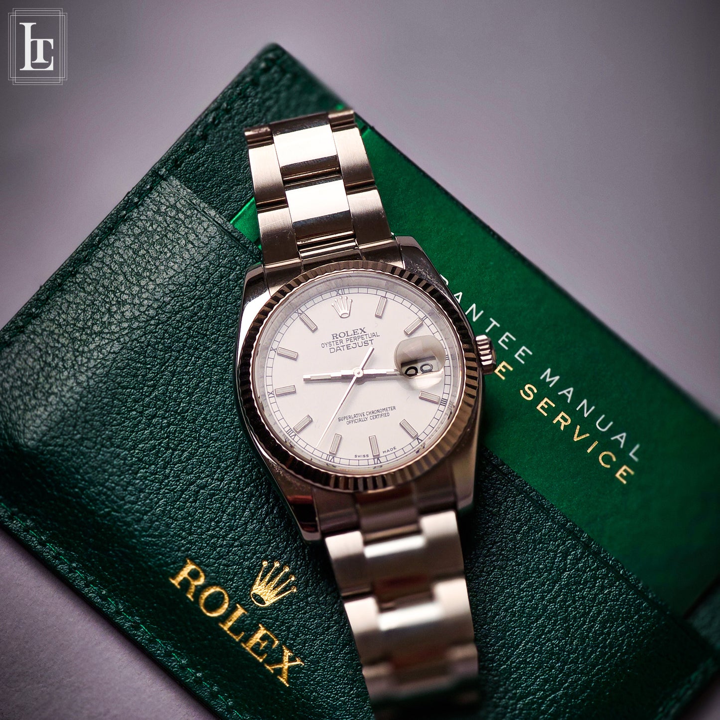 Rolex Datejust 116234 b&p bianco