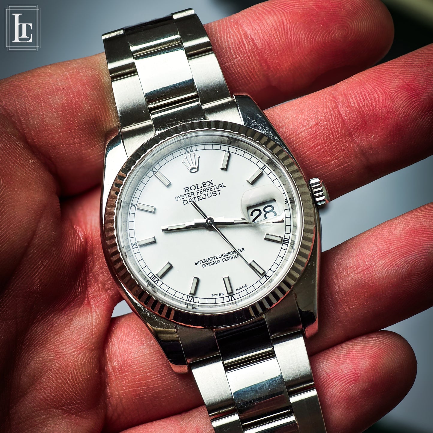 Rolex Datejust 116234 b&p bianco