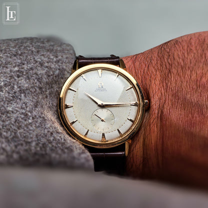 Omega Oversize Honeycomb rose gold