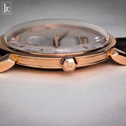 Omega Oversize Honeycomb rose gold