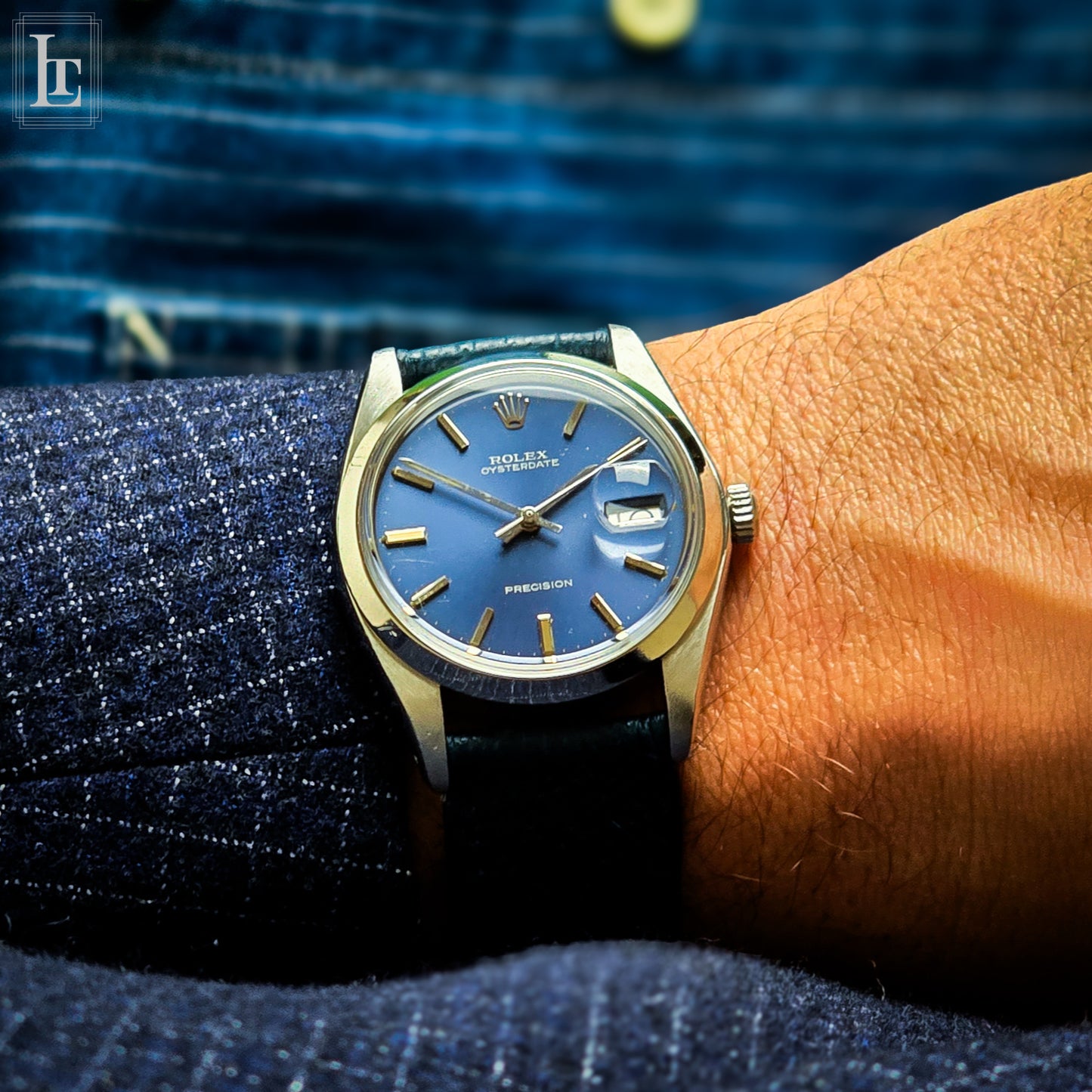 Rolex Oysterdate Precision blue