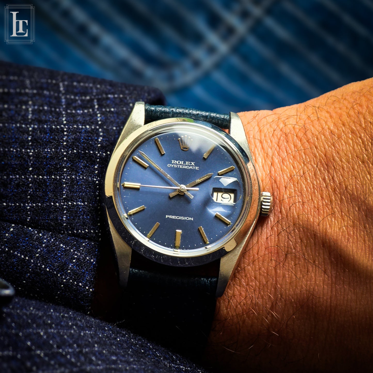 Rolex Oysterdate Precision blue