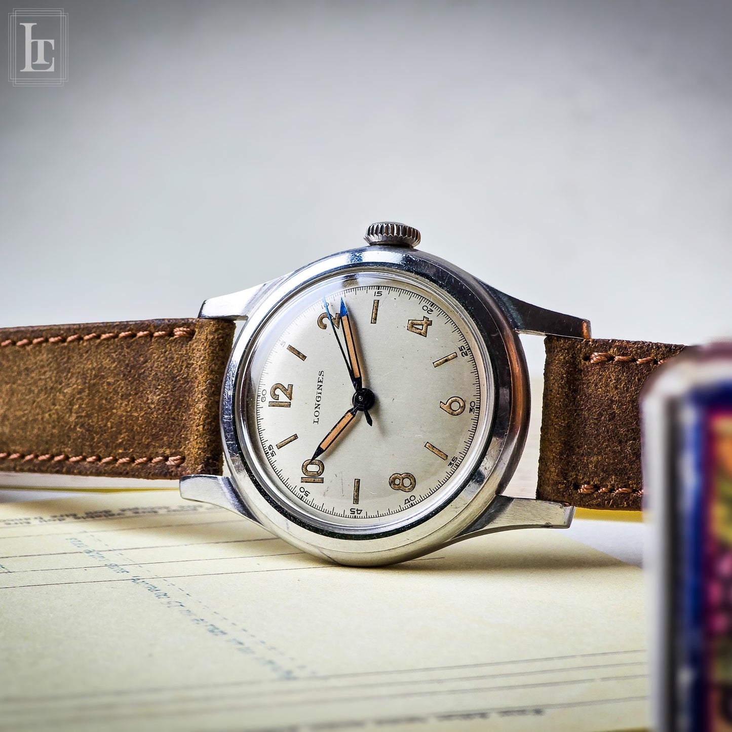 Longines Ref.5483 "6 tacche" secondi centrali al radio