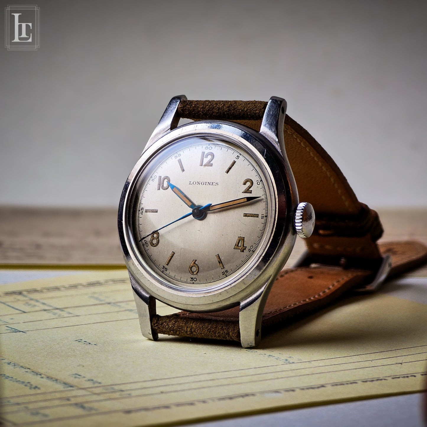 Longines Ref.5483 "6 tacche" secondi centrali al radio