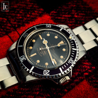 Tudor Submariner 7928 minuteria chiusa cornino gilt exclamation point