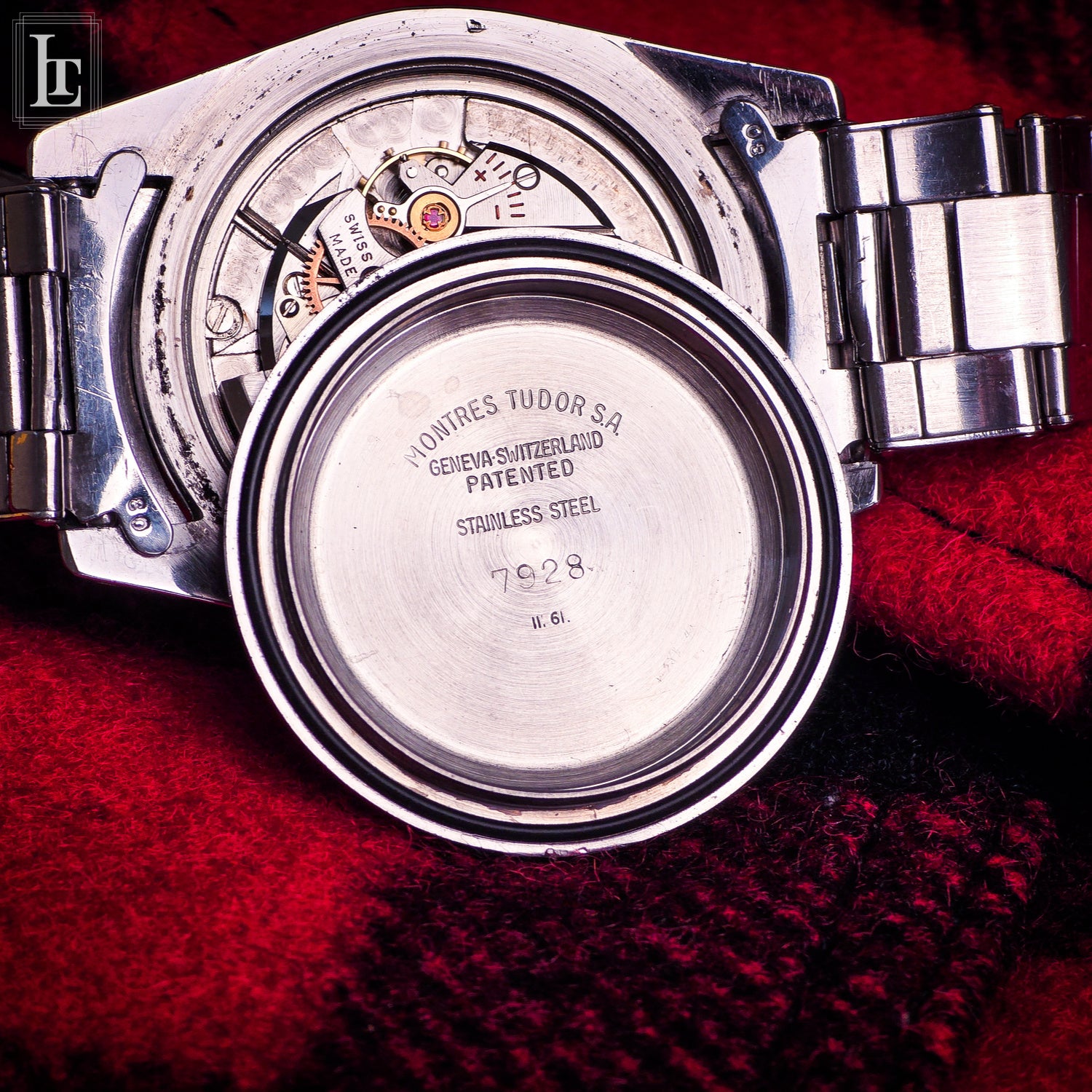 Tudor Submariner 7928 minuteria chiusa cornino gilt exclamation