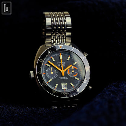 Heuer Autavia  Chronograph “Orange Boy” black