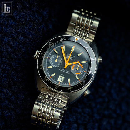 Heuer Autavia  Chronograph “Orange Boy” black