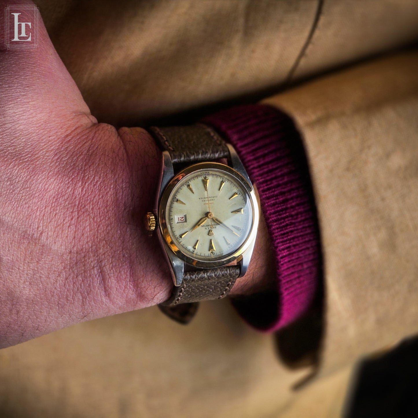 Rolex 6104 “Ovettone” steel & gold
