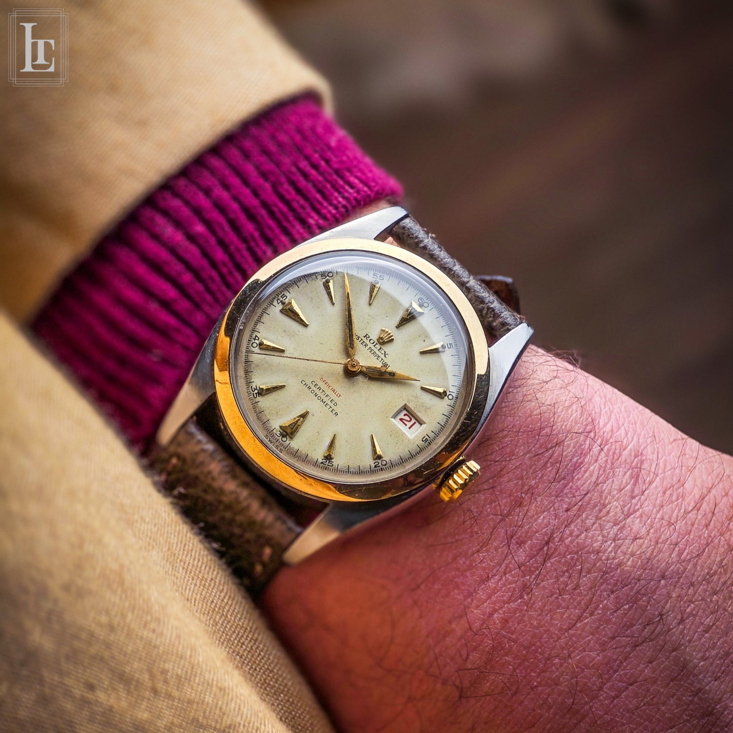 Rolex 6104 “Ovettone” steel & gold
