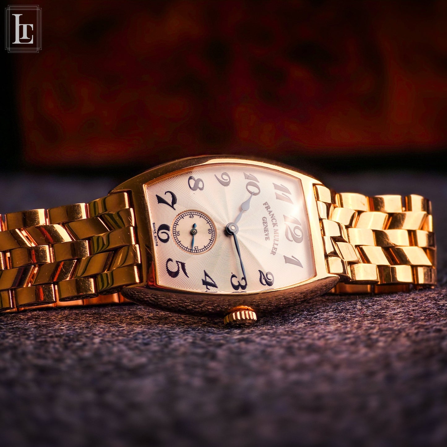 Frank Muller Casablanca Cintrée Or Rouge