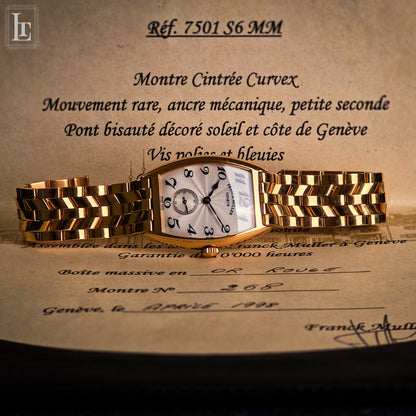 Frank Muller Casablanca Cintrée Or Rouge