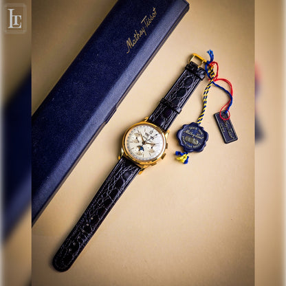 Mathey-Tissot Triple Calendar Moon chronograph yg NOS