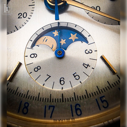 Mathey-Tissot Triple Calendar Moon chronograph yg NOS