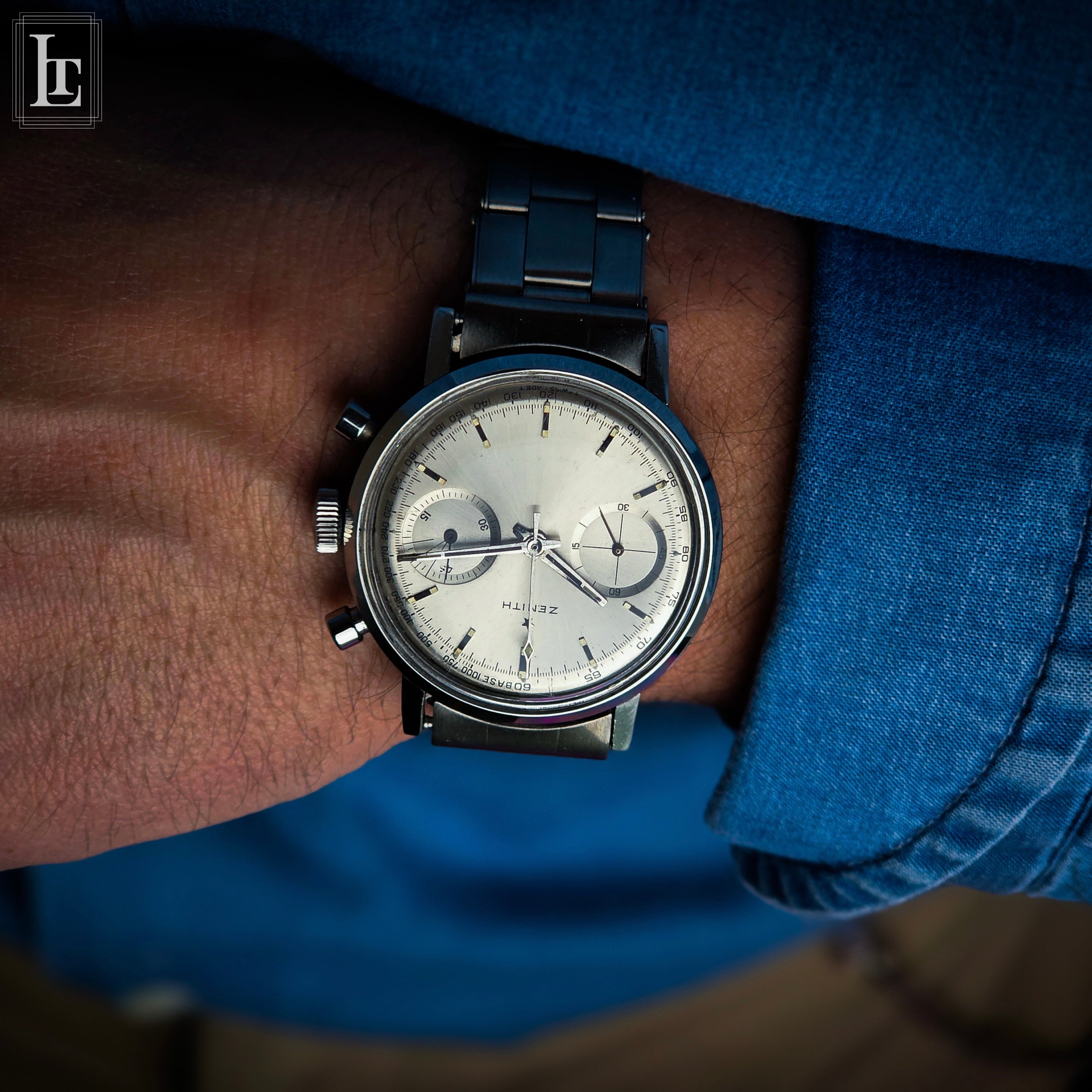 モーティブ ロイヤル リボルト 16ポンド Zenith 146DP chronograph Ref. A271 – Luxo Time Firenze