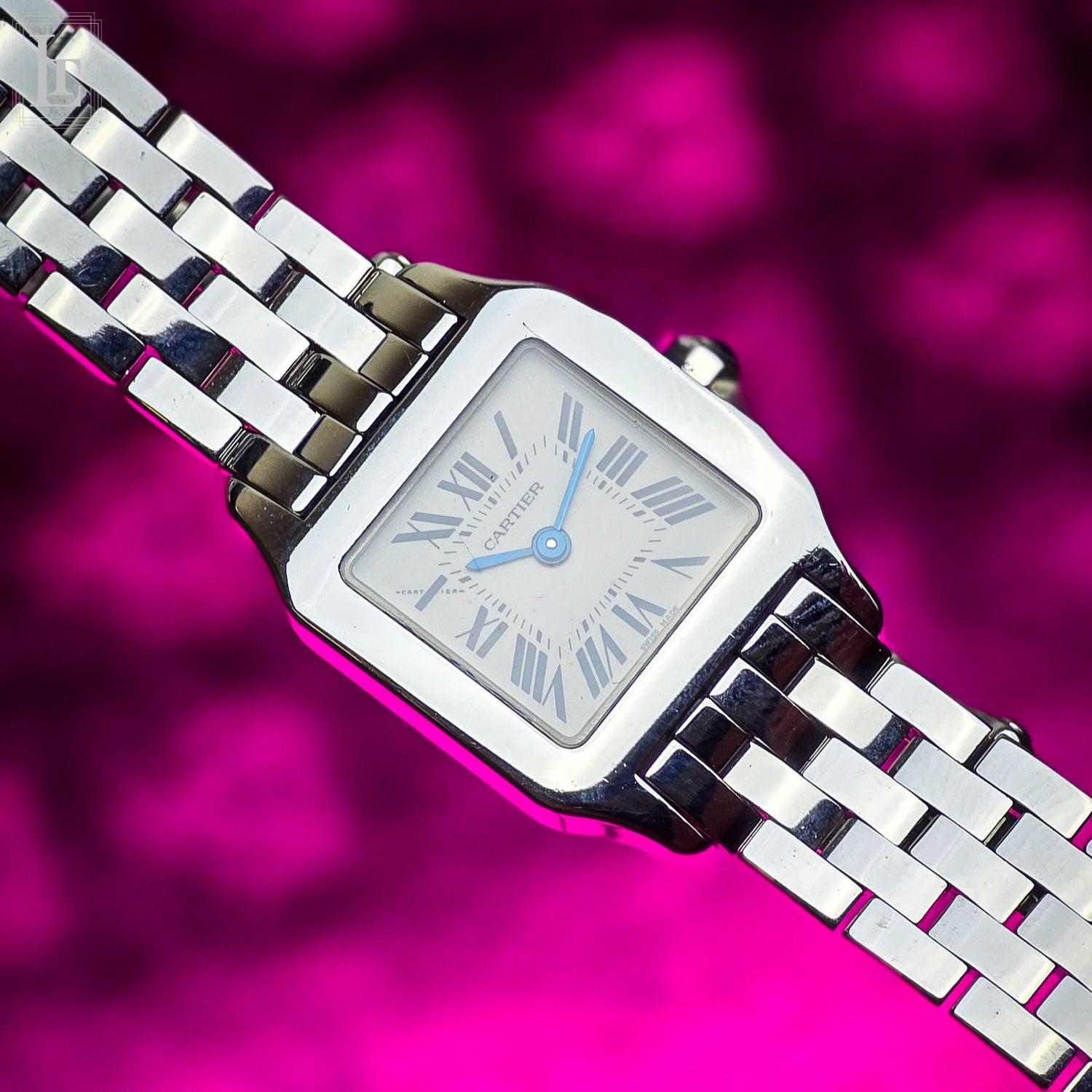 Cartier Santos Lady quartz – Luxo Time Firenze