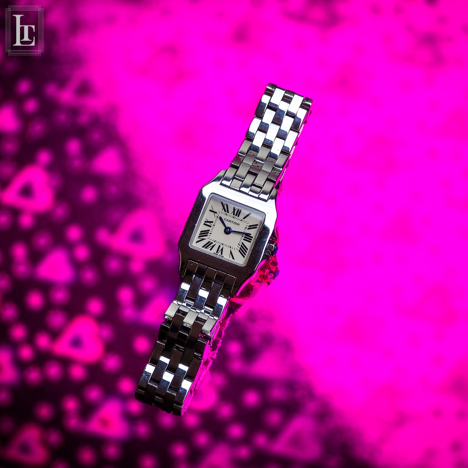 Cartier Santos Lady quartz – Luxo Time Firenze