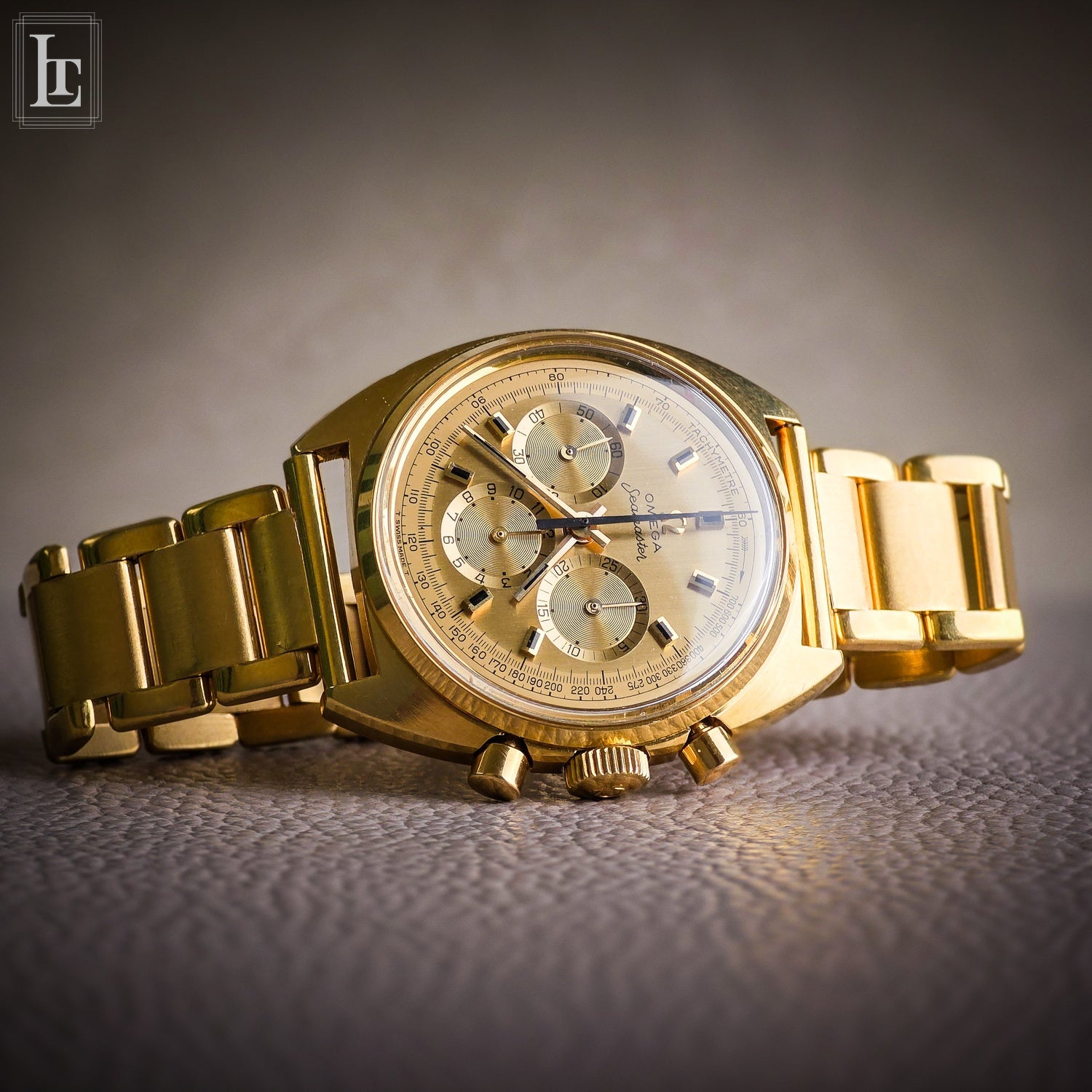 Omega Seamaster chronograph Full Gold – Luxo Time Firenze