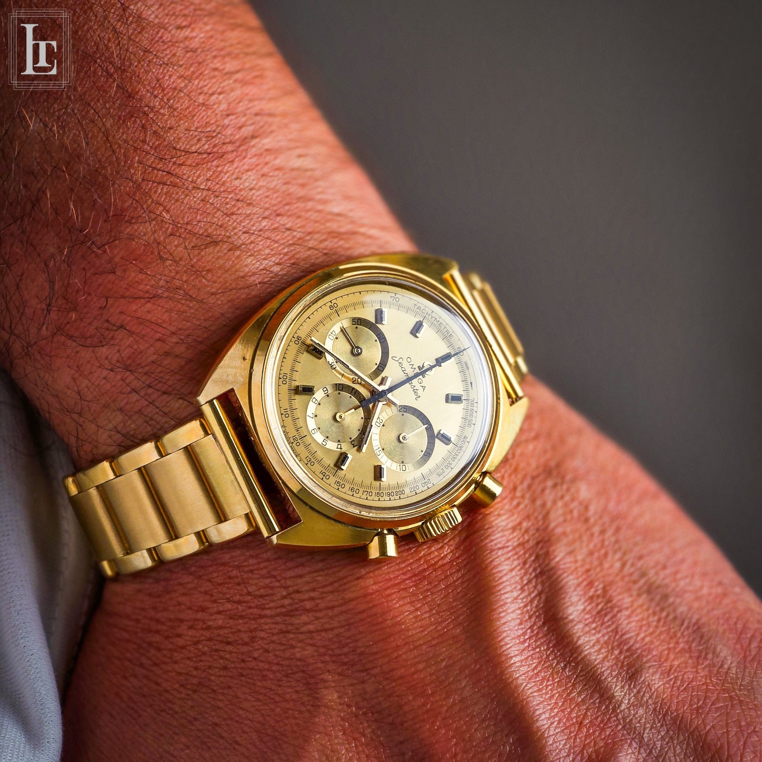 Omega Seamaster chronograph Full Gold – Luxo Time Firenze