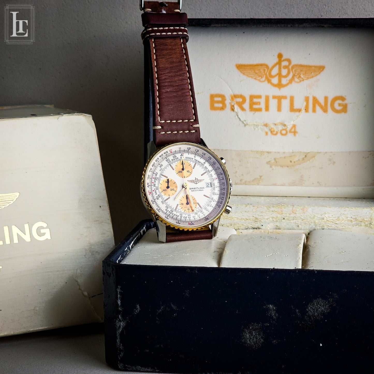 Breitling Navitimer Valjoux 7750 bianco