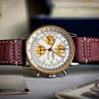 Breitling Navitimer Valjoux 7750 bianco